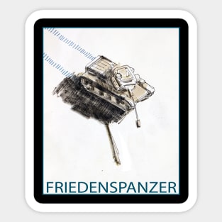 Friedenspanzer Sticker